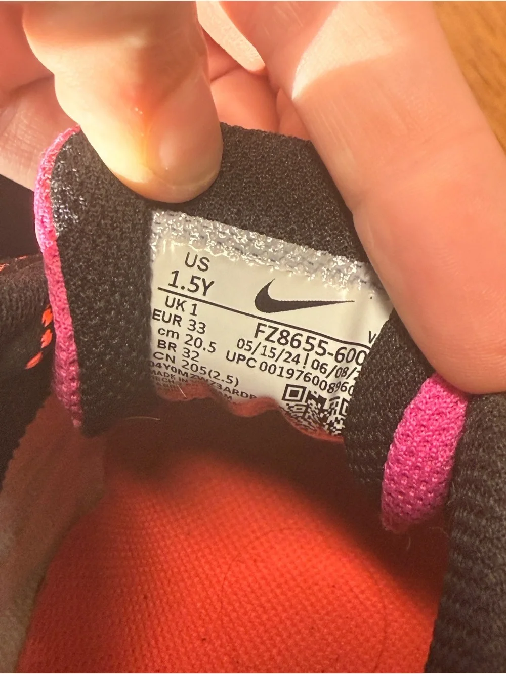 Nike Kids Pink and Black Baseball Cleats - Youth Athletic Sneakers